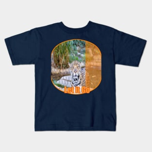 Caged animals Freedom Leopard Kids T-Shirt